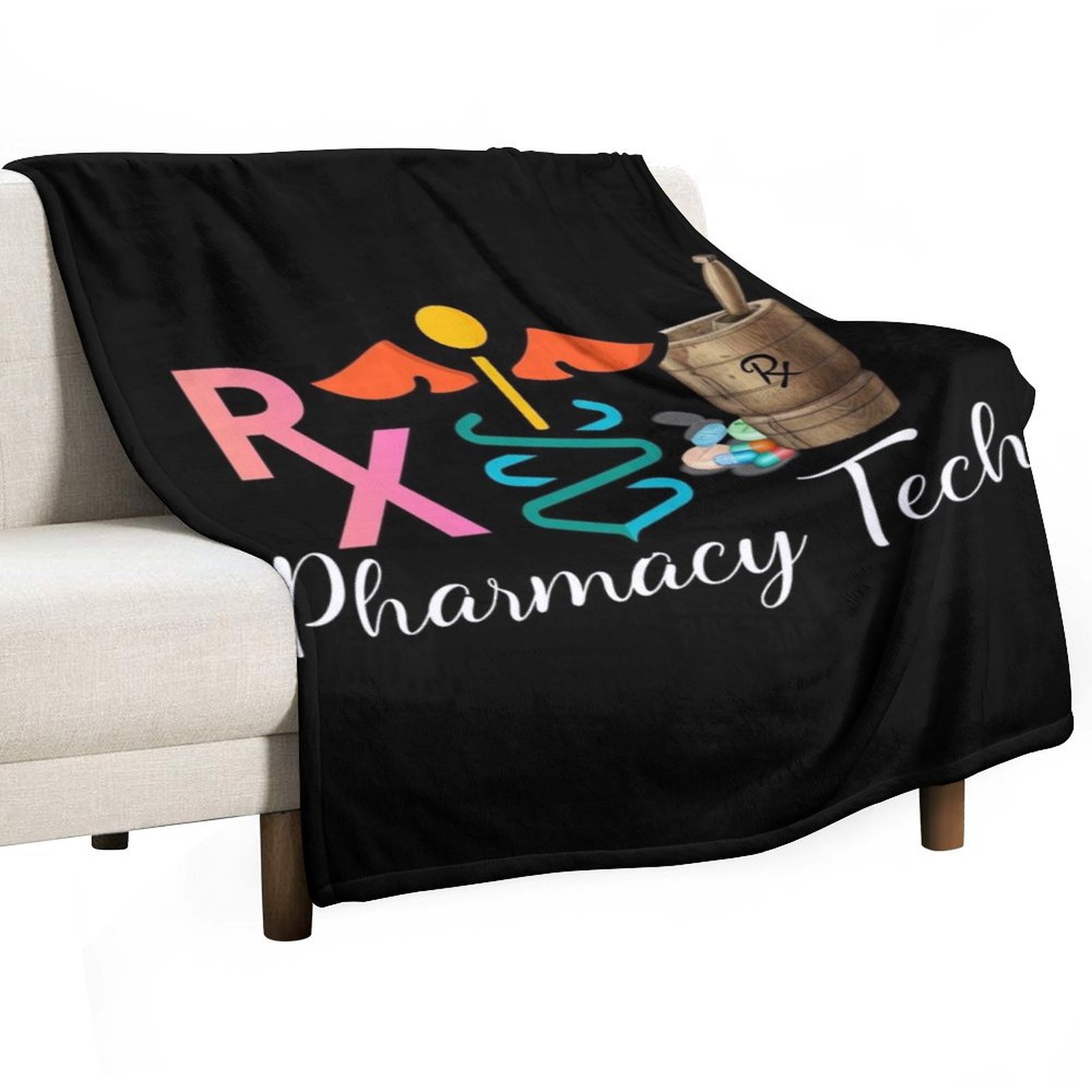 3D Printing In Pharmacy - Pharmacy Tech Medicine Pharmacy Technician Throw