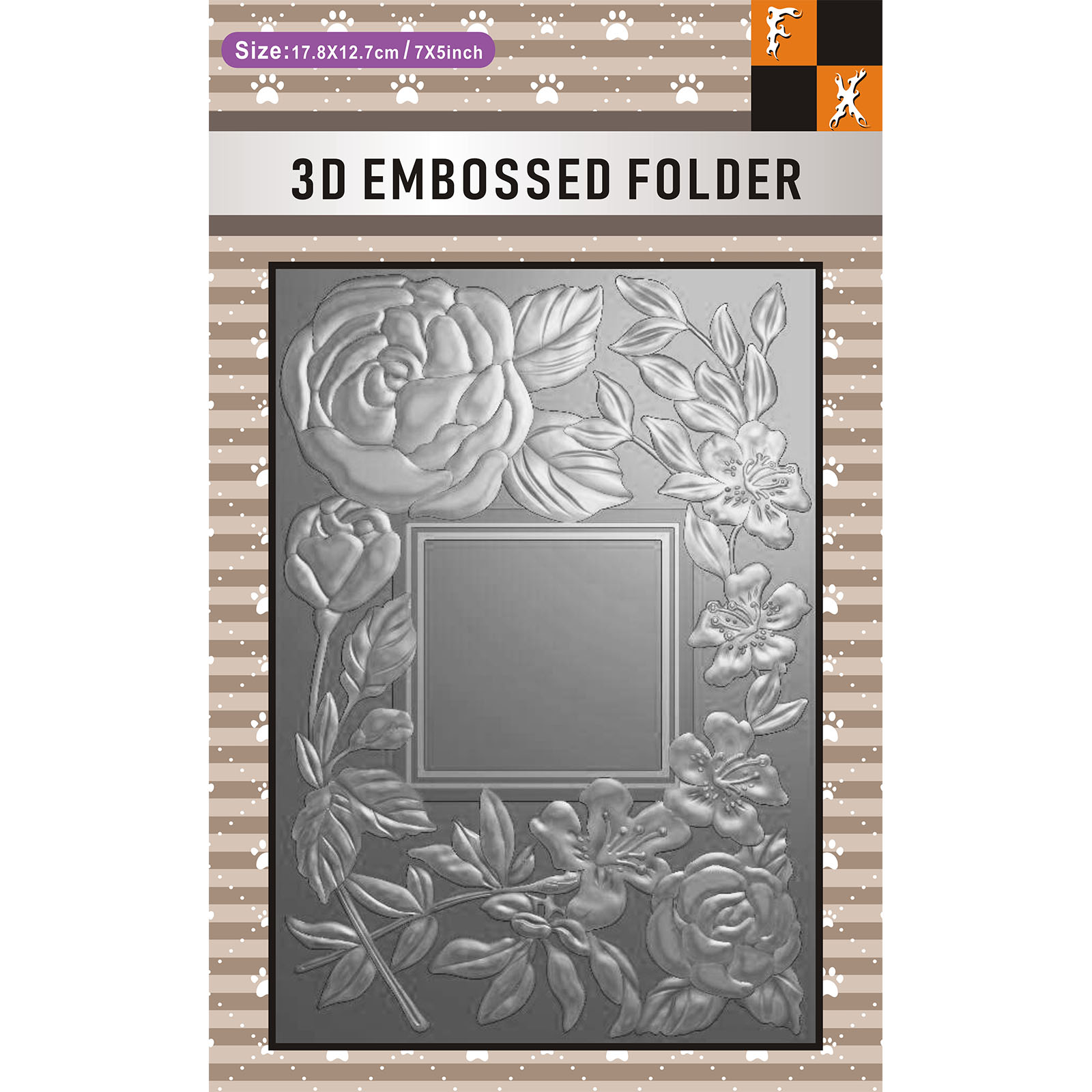 3D Printing With Pp - Rectangular photo album flower frame design