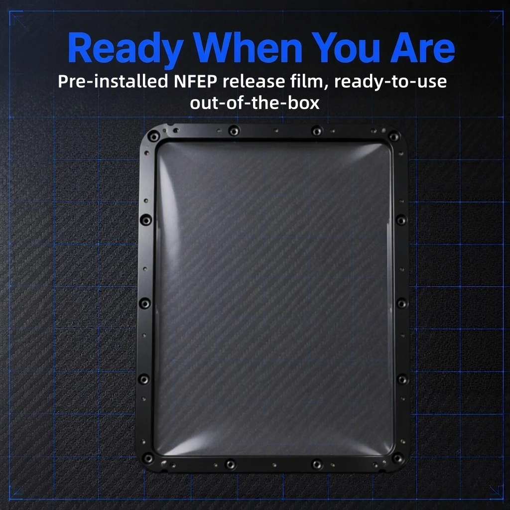 Resin Vat Film Replacement - Reusable Metal Frame Release Film Holder