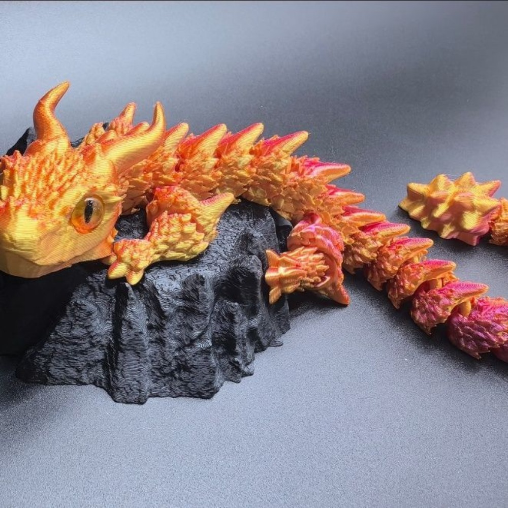 3D Printing Simulator - Simulated Eye 3D Printed Dragon Chinese