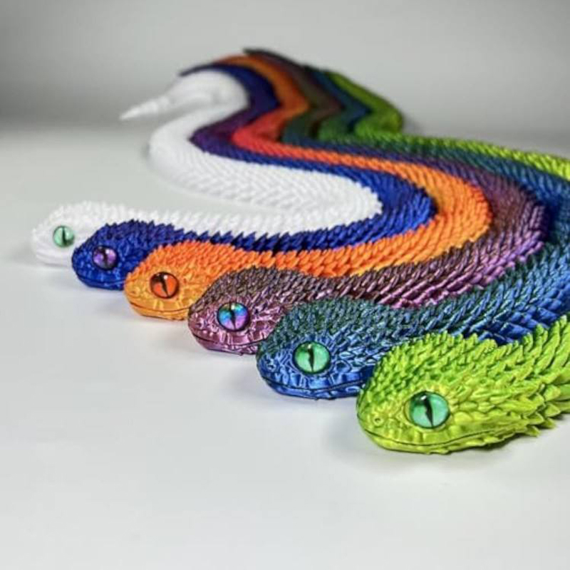 3D Printing Simulator - 2026 new 3D printed snake, lifelike