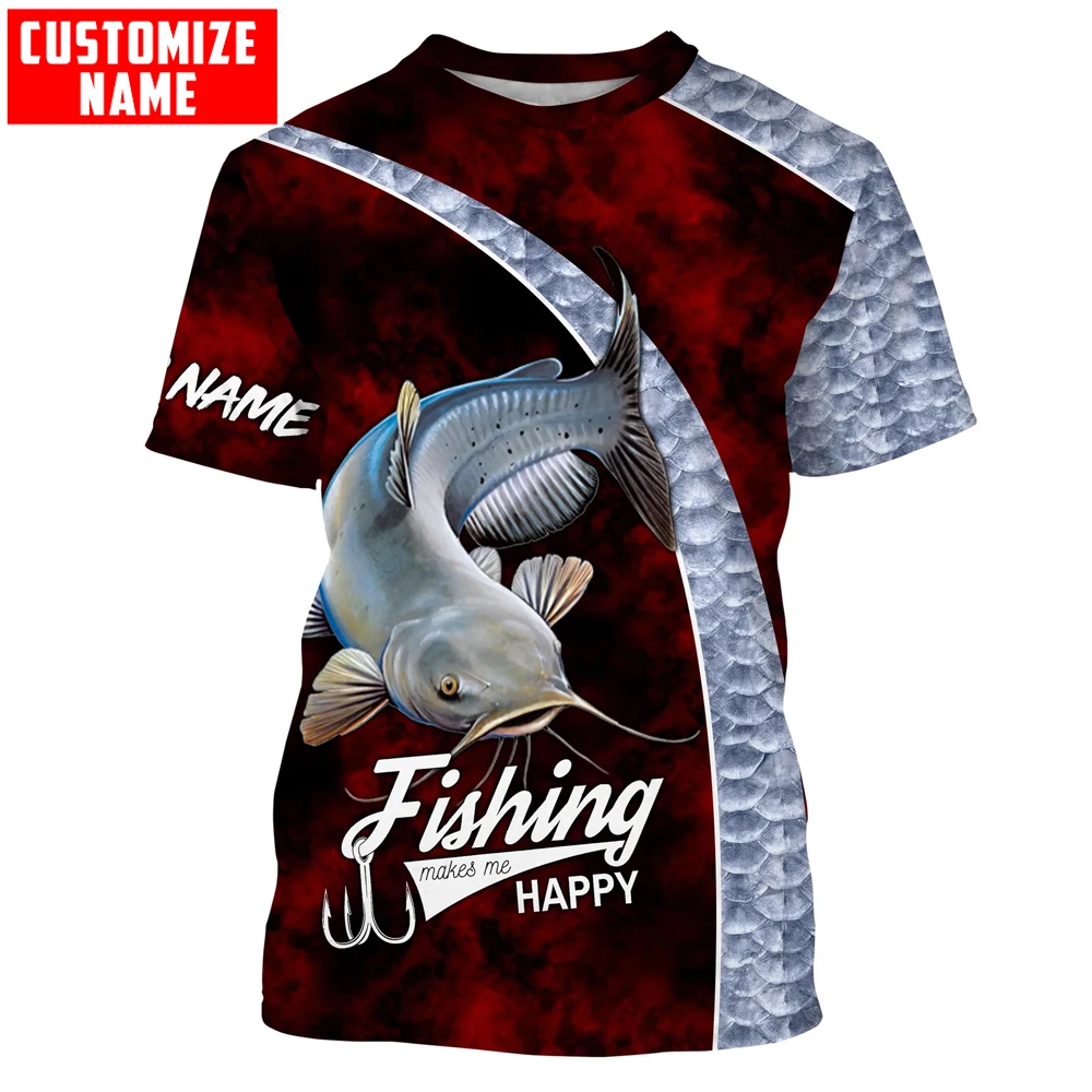 3D Printing Maket - Catfish fishing makes me happy fishing