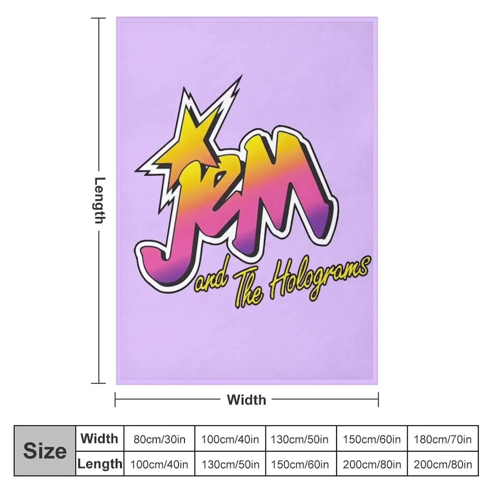 Jem and the holograms Throw Bl - 3D Printing Hologram recension och pris
