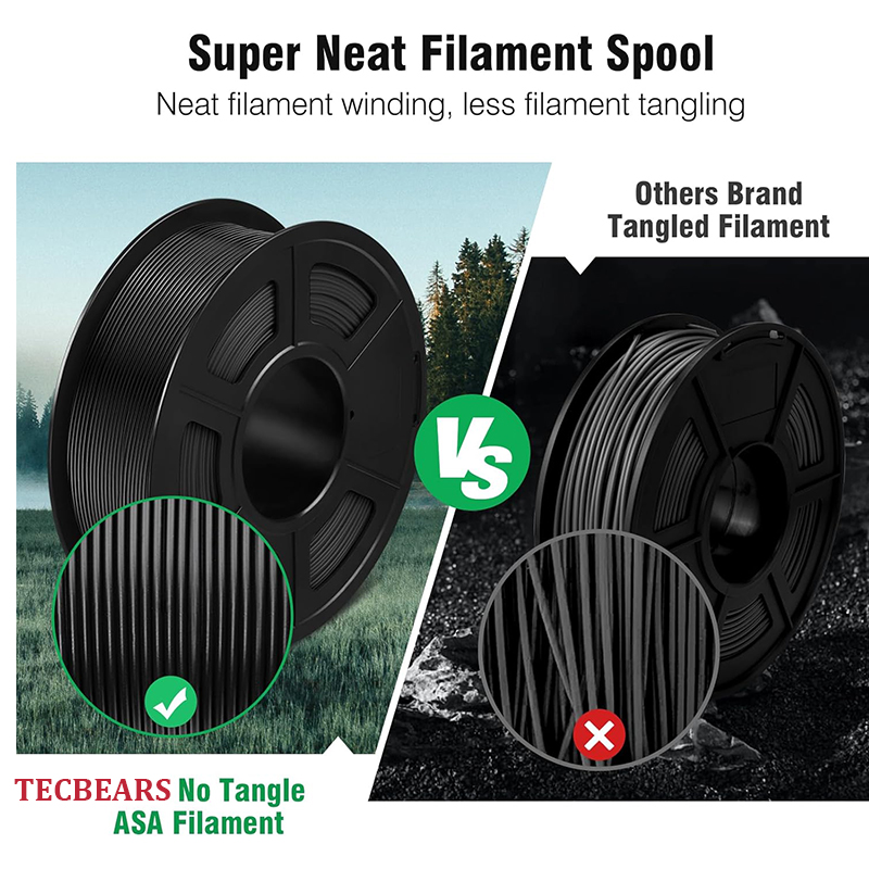 TECBEARS ASA 3D Printer Filame - Asa Filament Outdoor recension och pris