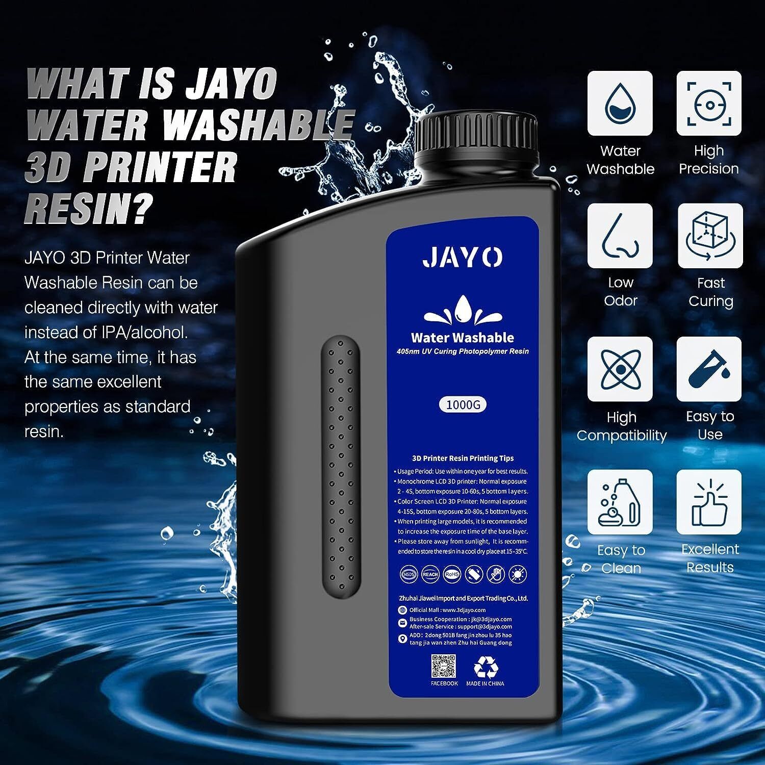 JAYO Standard /ABS-Like/ Water - Glue For 3D Printing recension och pris