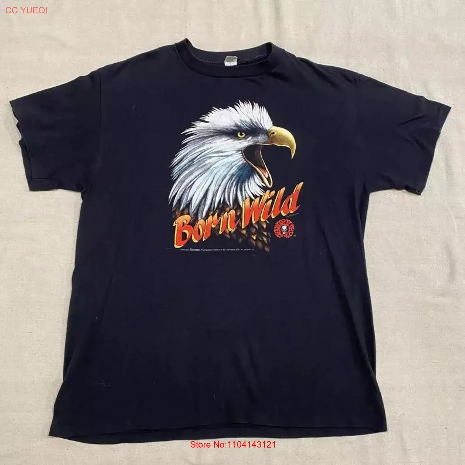 Vintage 80s 3D Emblem Born Wil - 3D Printing Eagle recension och pris