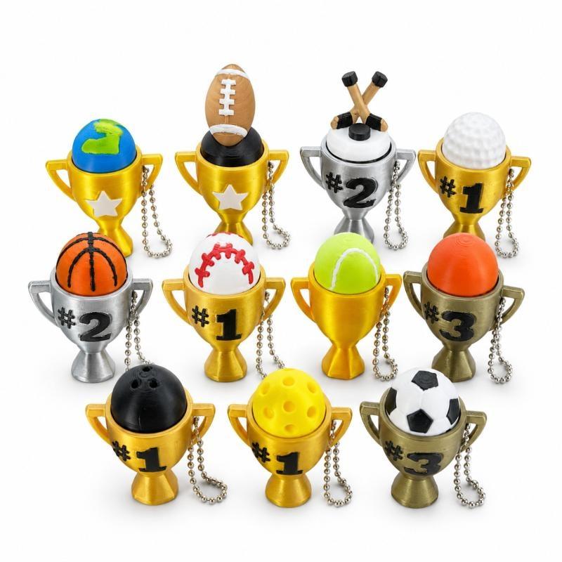 3D Printed Sports Ball Trophy  - 3D Printing Use recension och pris