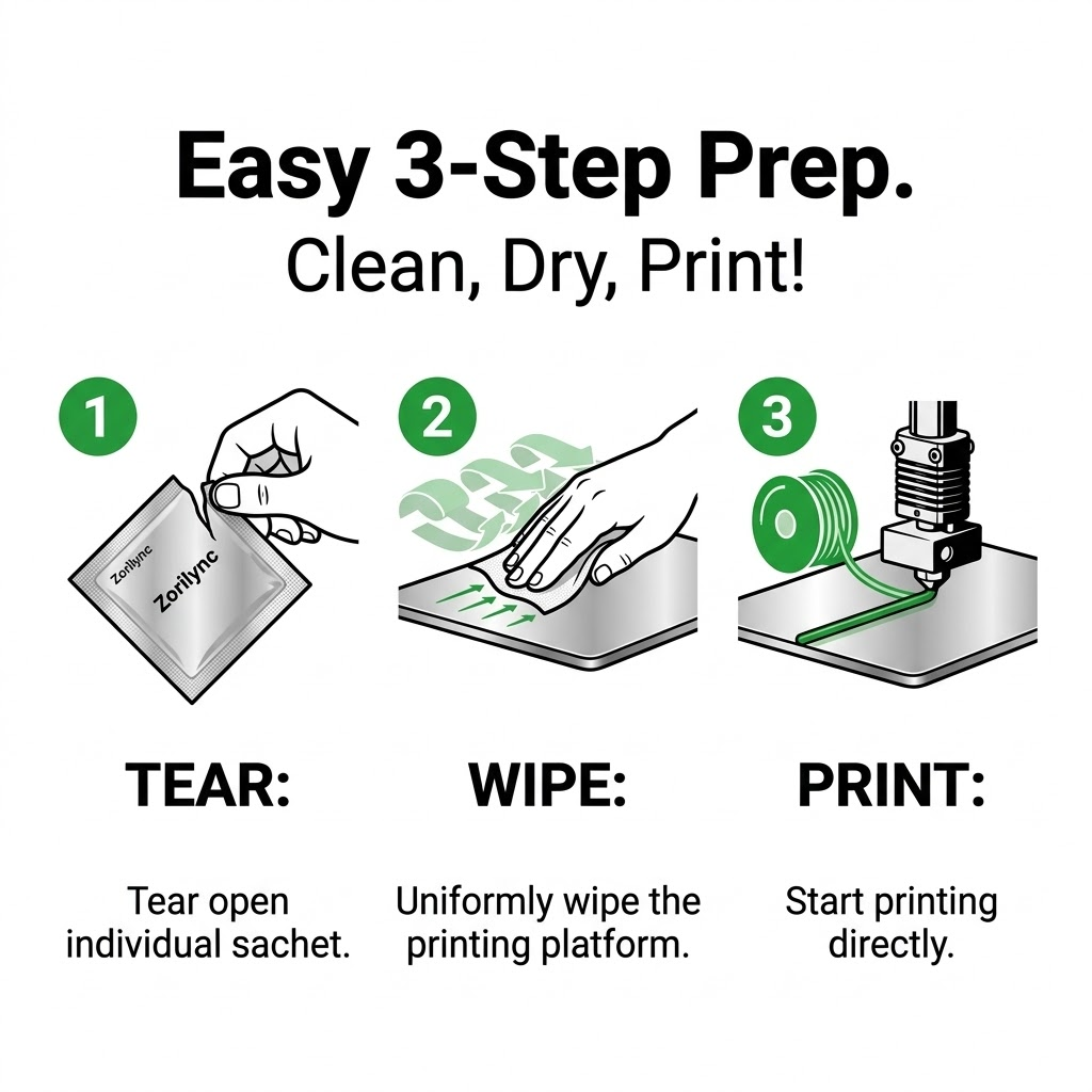 3D Printer Bed Cleaning Wipes  - 3D Printing Glass recension och pris
