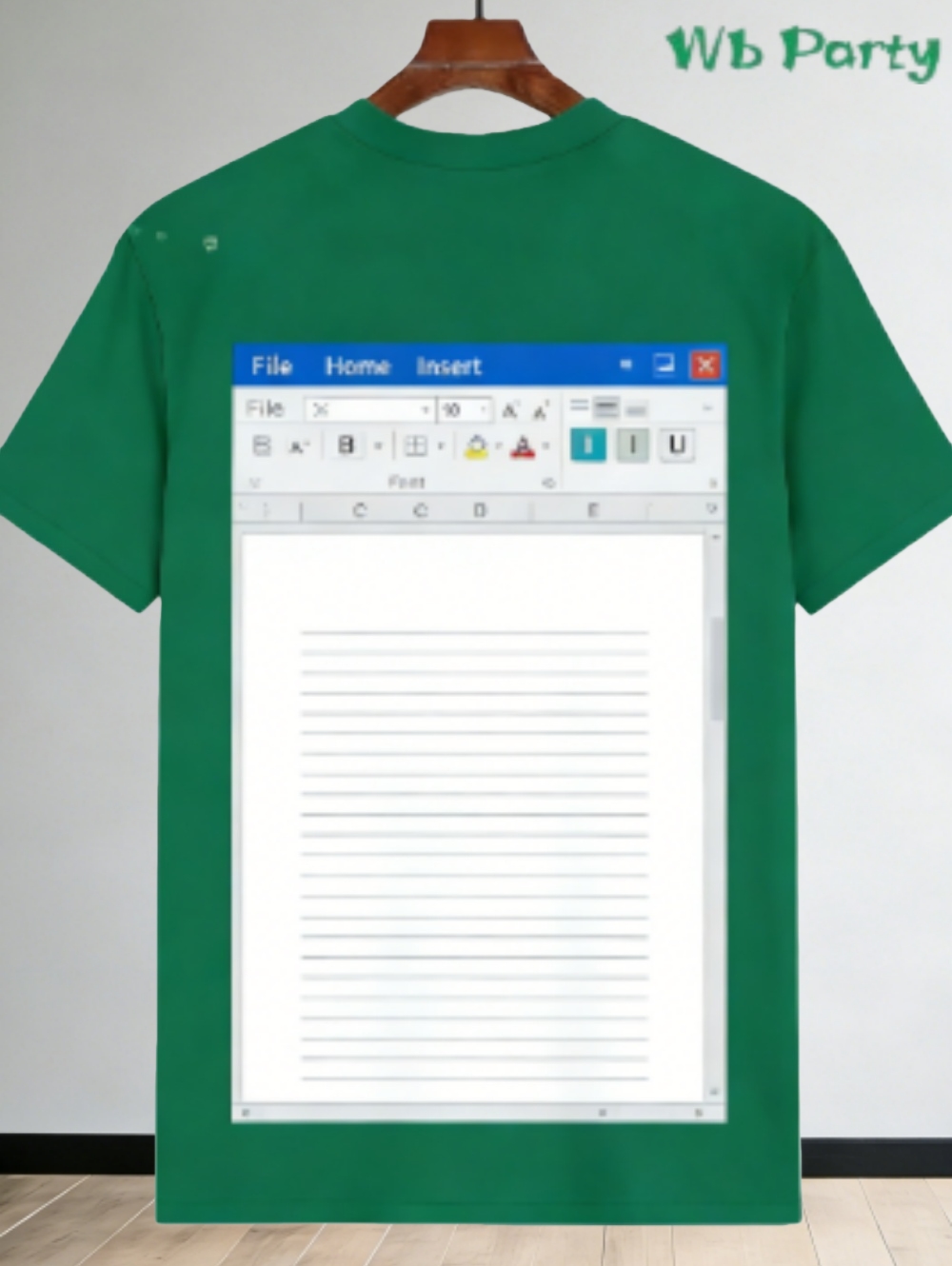 Casual Excel Tshirt for Men 3D - 3D Printing Design Software recension och pris
