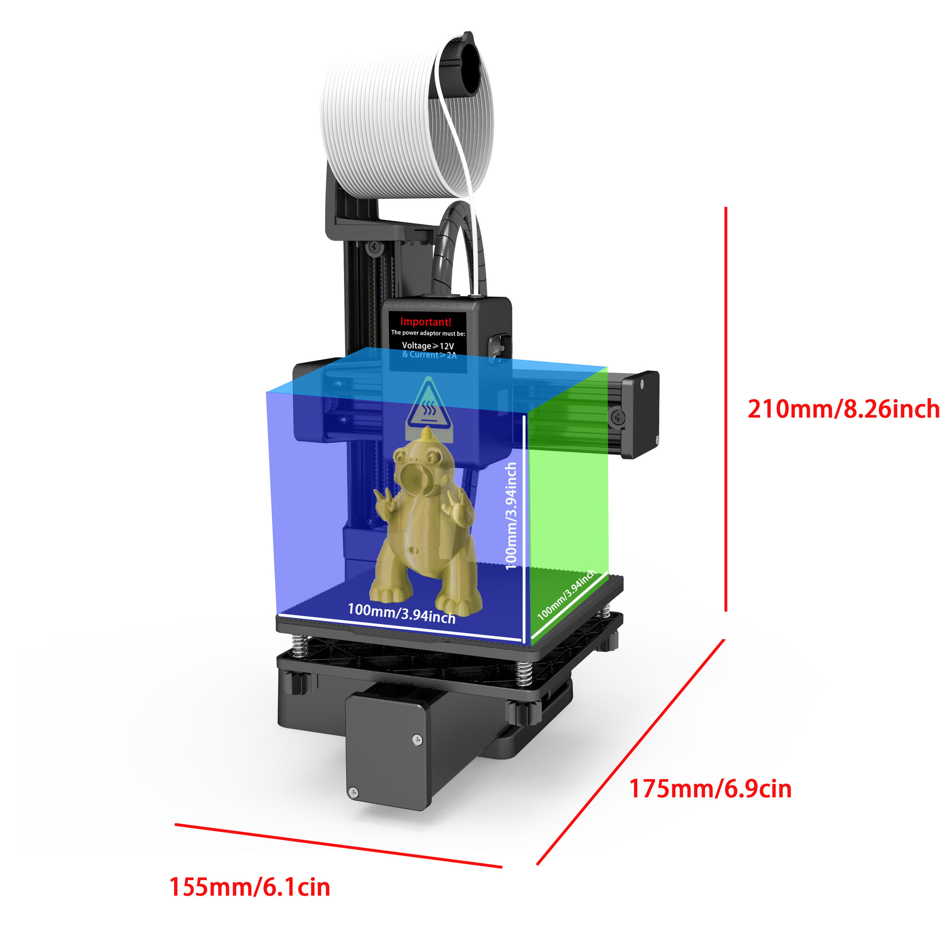 K10 Entry Level 3D Printer Min - 3D Printing Design Software recension och pris