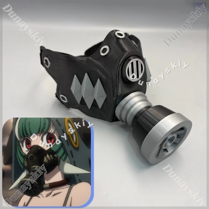 Guita Cyberpunk Gas Mask Green - 3D Printing Mask recension och pris