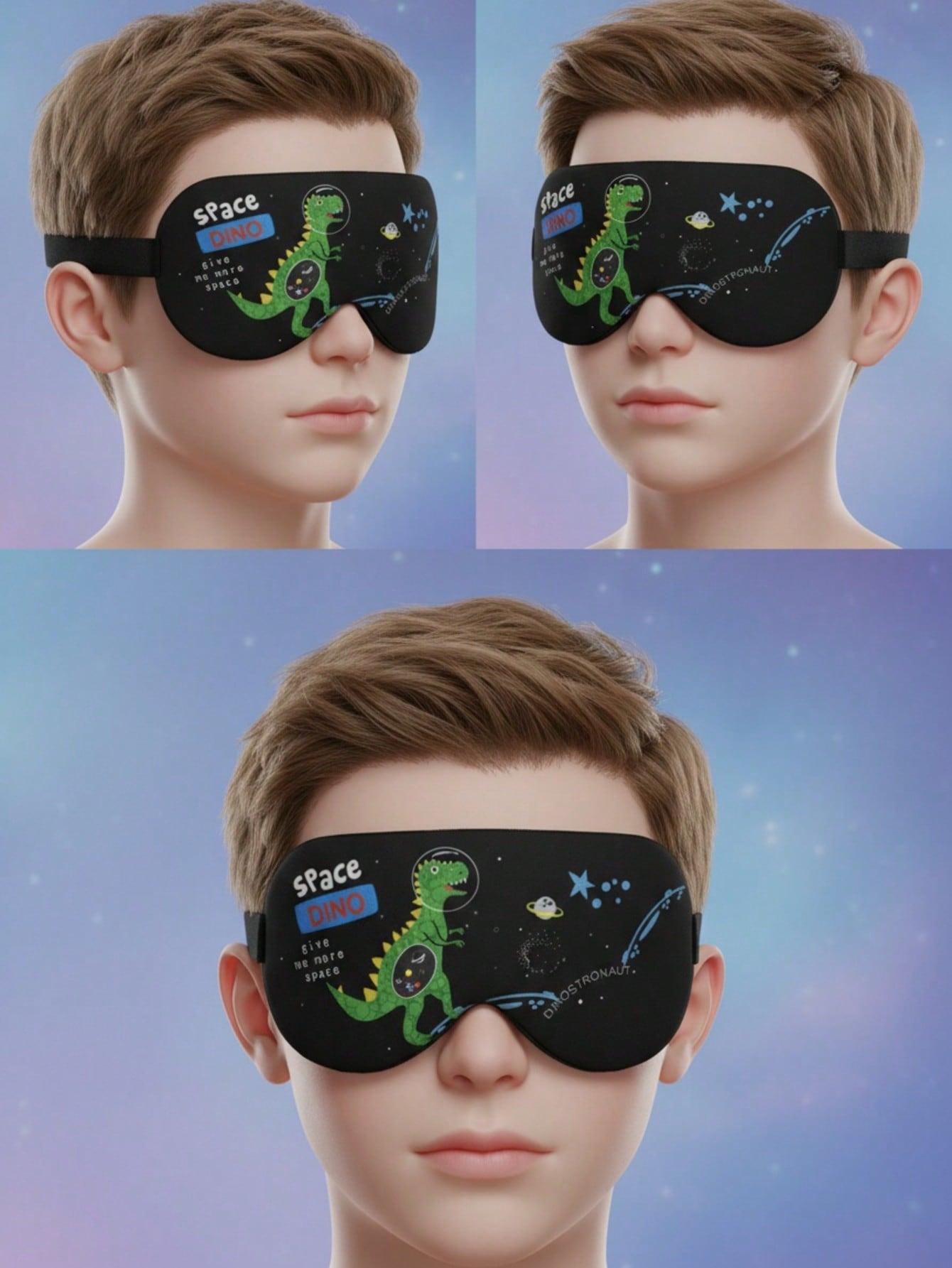 3Pcs Kids Adults 3D Stereo Sle - 3D Printing Mask recension och pris