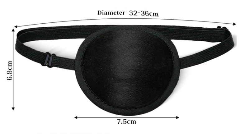 Pirate Style 3D Single-Eye Eye - 3D Printing Mask recension och pris
