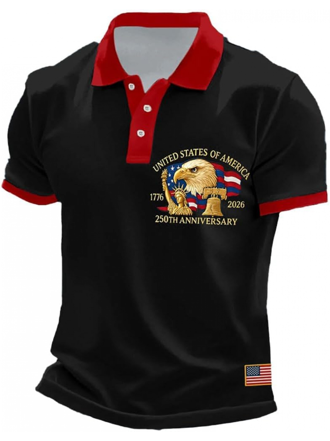 Men's USA 250th Anniversary Po - 3D Printing Eagle recension och pris