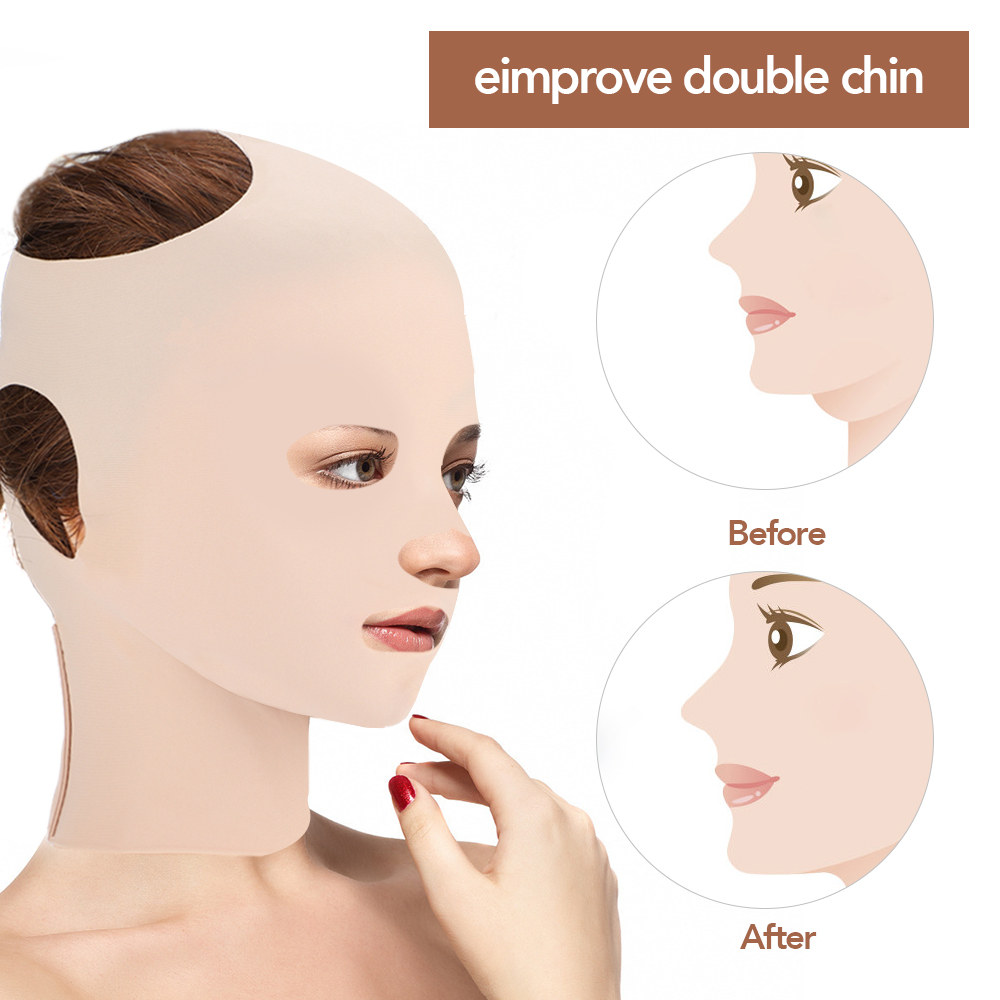Reusable 3D Face Lift Sleeping - 3D Printing Mask recension och pris