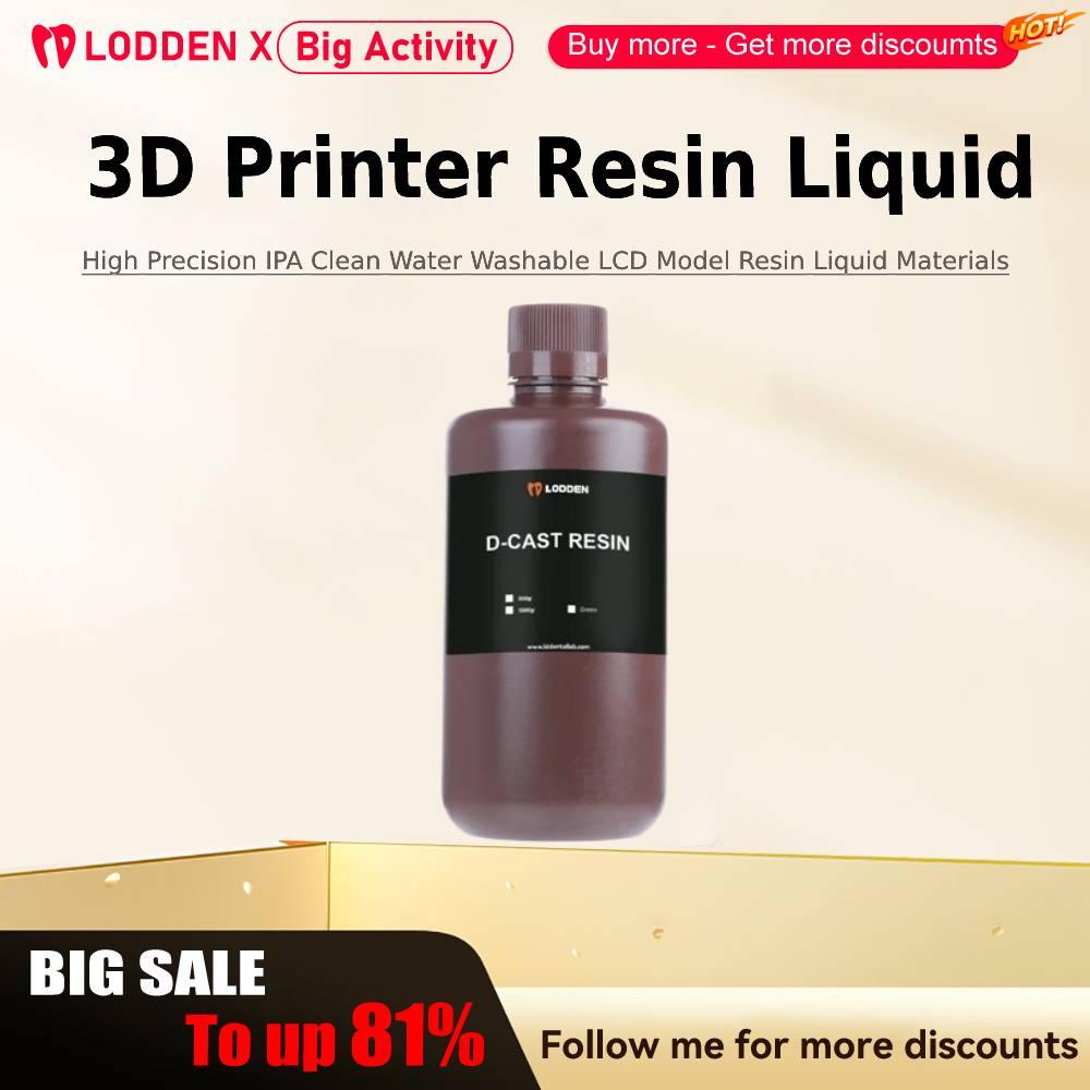 Lodden 3D Printer Resin Liquid - Glue For 3D Printing recension och pris