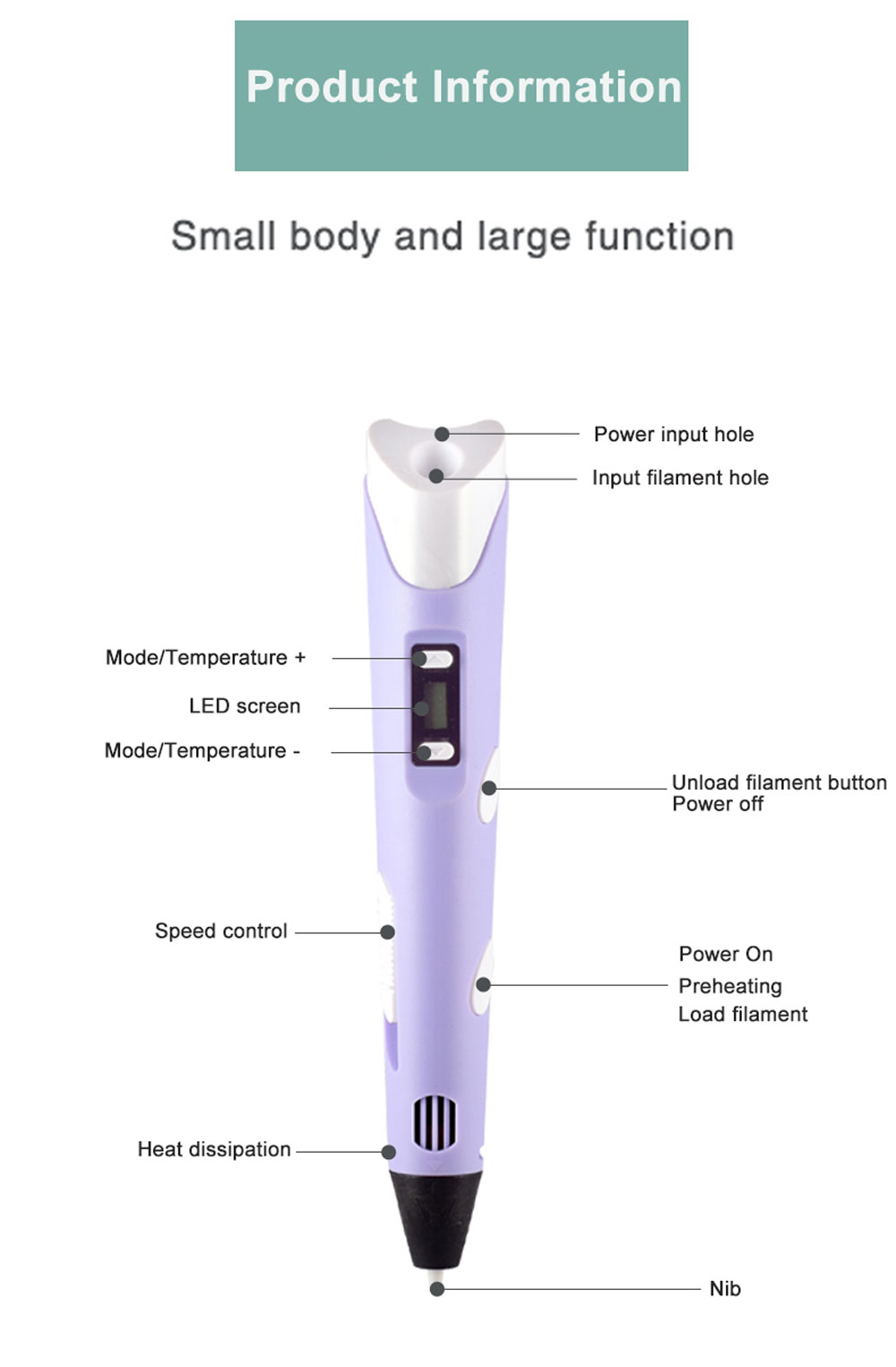 3D Printing Pen PLA Filament 3 - 3D Printing Design Software recension och pris