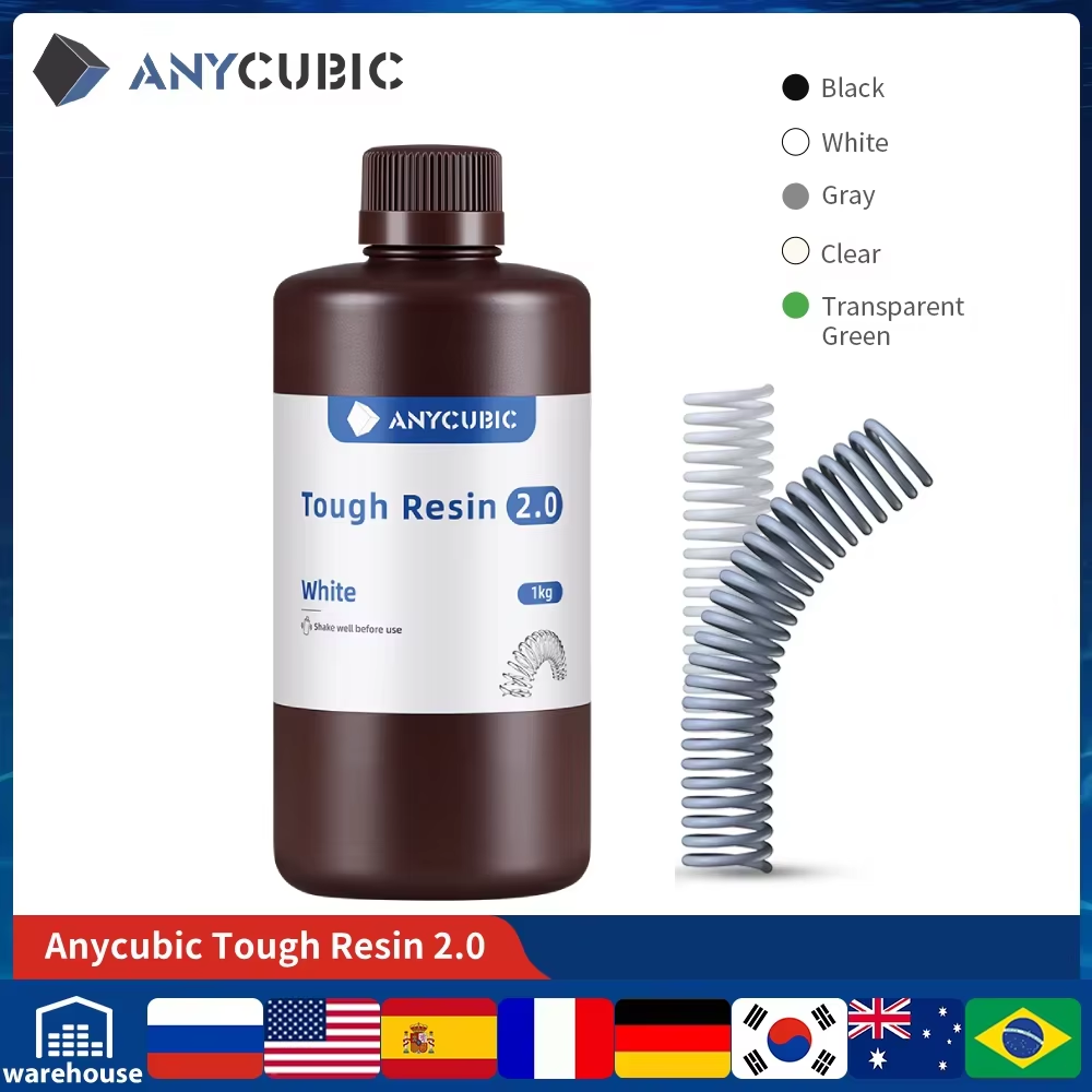 ANYCUBIC Flexible Tough Resin  - Glue For 3D Printing recension och pris