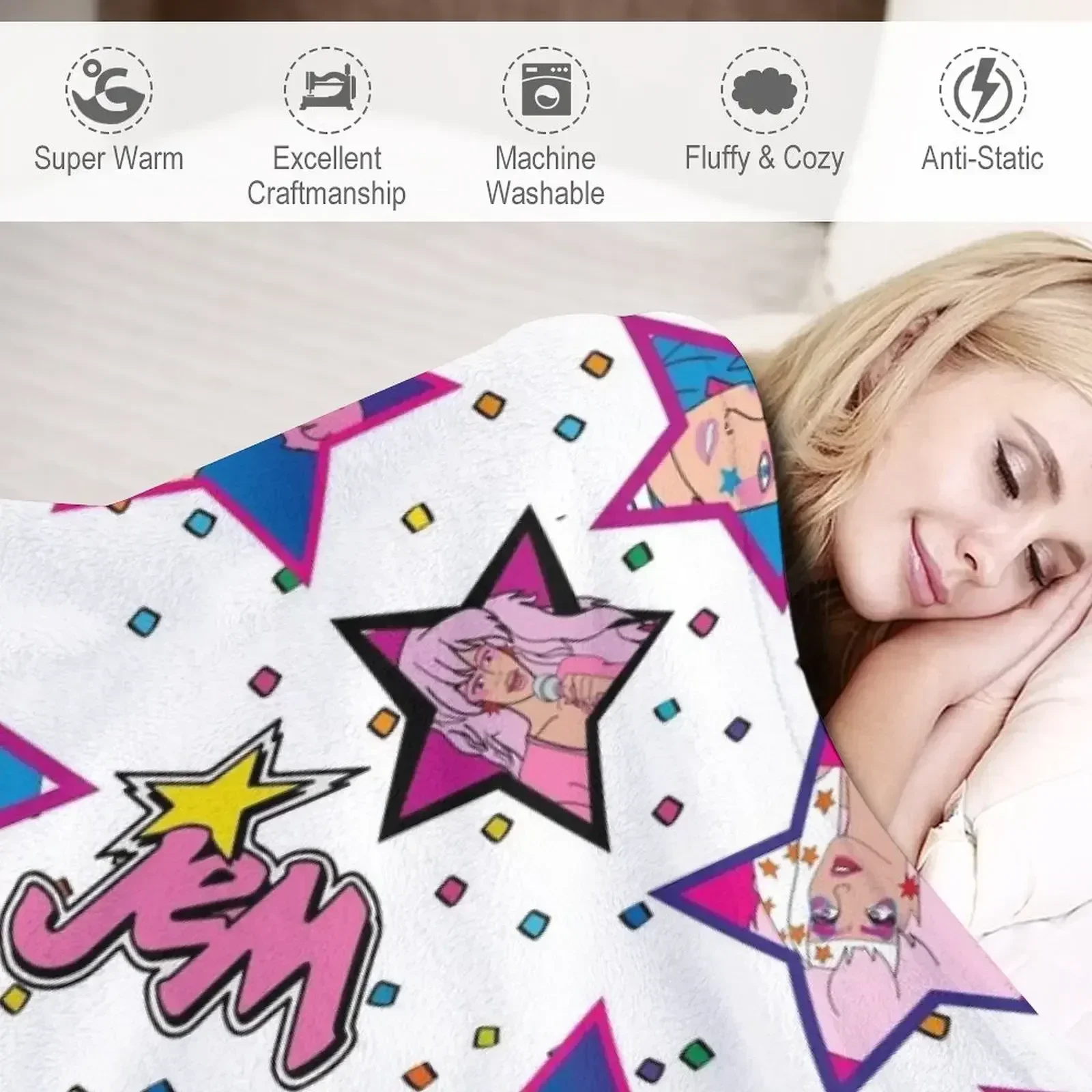jem and the holograms Throw Bl - 3D Printing Hologram recension och pris