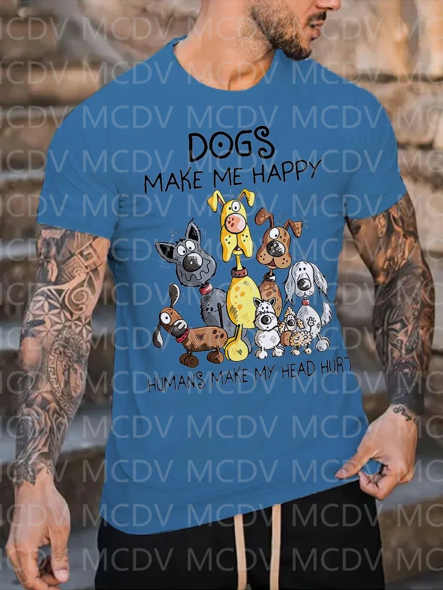 Summer Men's Love Dog Make Me  - 3D Printing Maket recension och pris