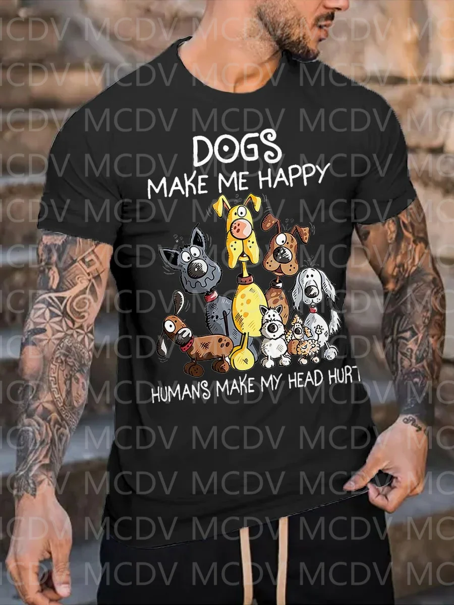 Summer Men's Love Dog Make Me  - 3D Printing Maket recension och pris