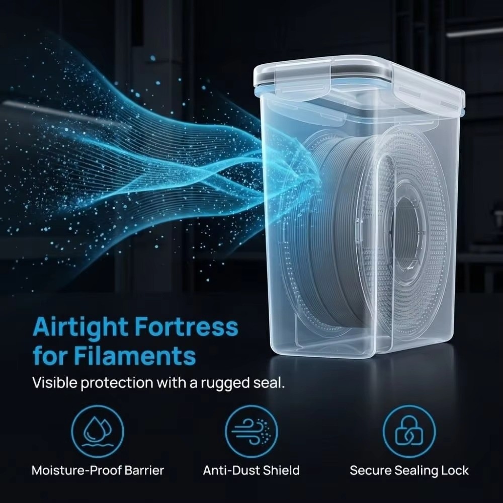 Transparent Filament Container - 3D Printing With Pp recension och pris