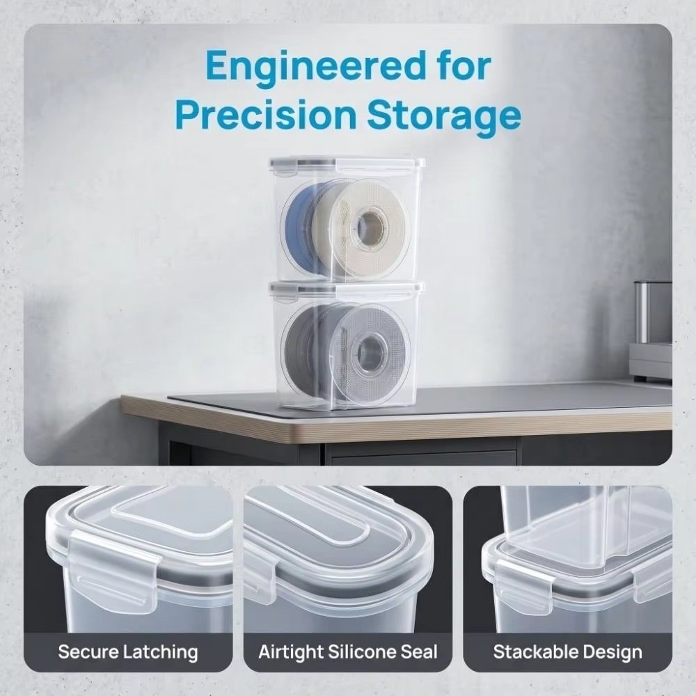 Transparent Filament Container - 3D Printing With Pp recension och pris
