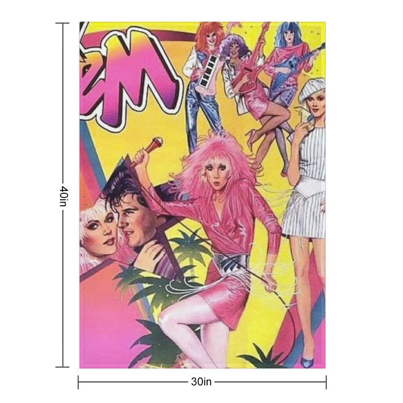 Jem and the holograms Throw Bl - 3D Printing Hologram recension och pris