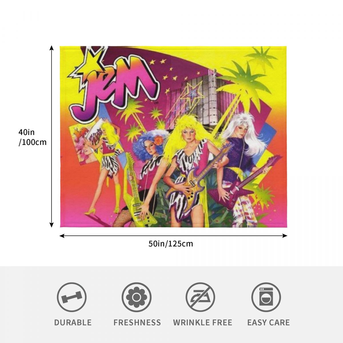 Jem and the holograms Throw Bl - 3D Printing Hologram recension och pris