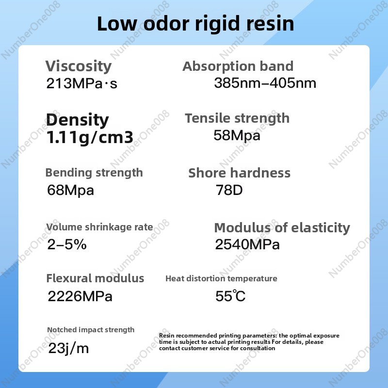 Low Odor Tough UV Resin for LC - 3D Printing Uv Resin recension och pris