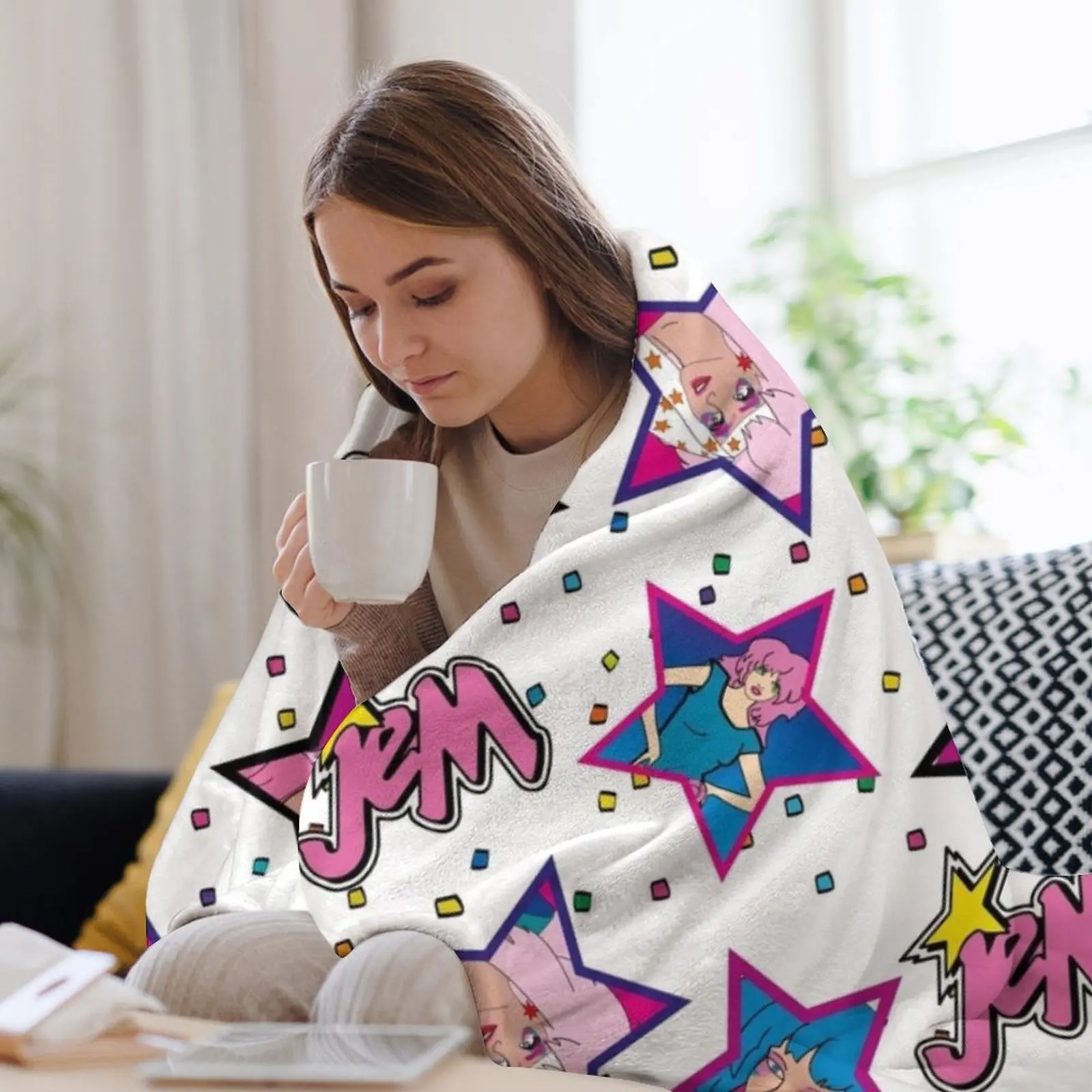 jem and the holograms Throw Bl - 3D Printing Hologram recension och pris