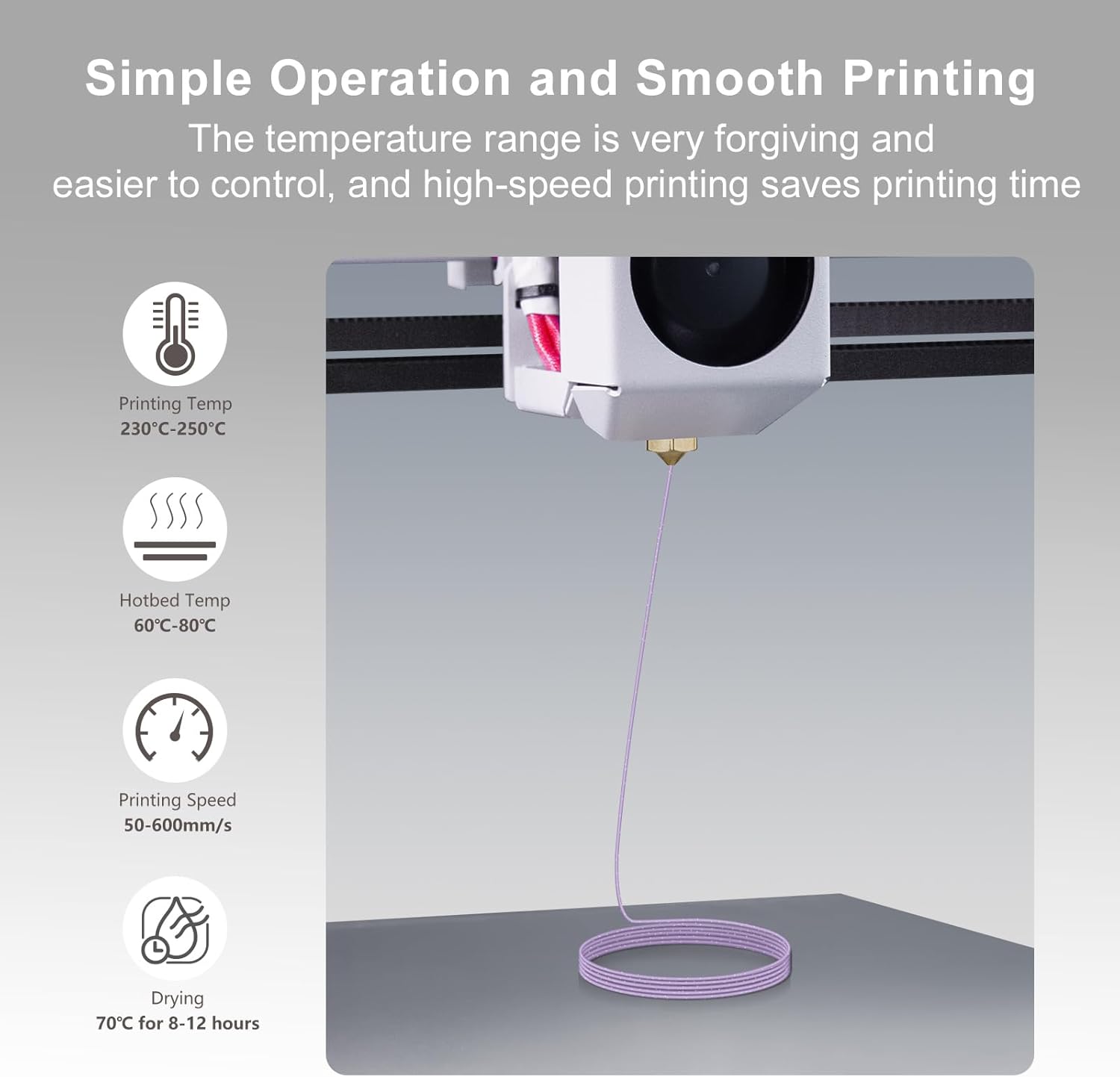 Glitter PETG Filament 1.75mm,  - 3D Printing Glass recension och pris