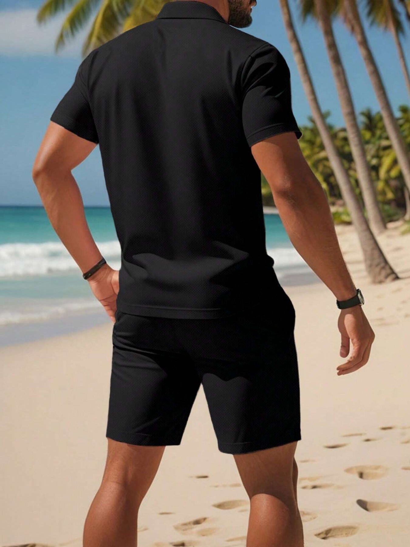 2026 Summer Men's Polo Shirt S - 3D Printing Kpop recension och pris