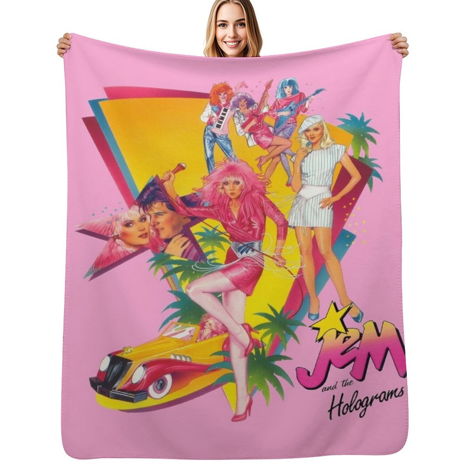 Jem and the Holograms Throw Bl - 3D Printing Hologram recension och pris