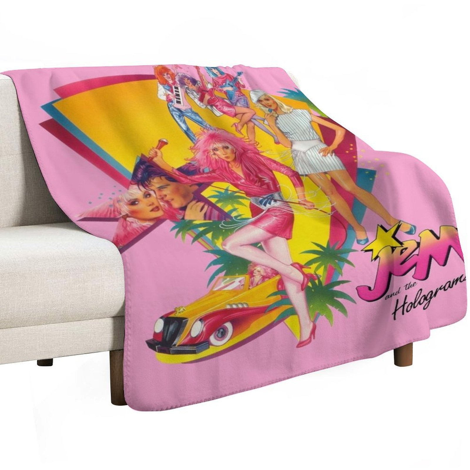Jem and the Holograms Throw Bl - 3D Printing Hologram recension och pris
