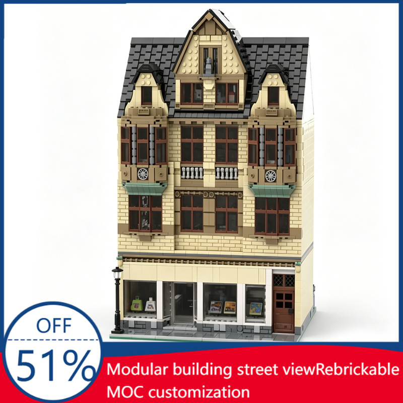 4418 Pcs Modular Town House Pr - 3D Printing House recension och pris