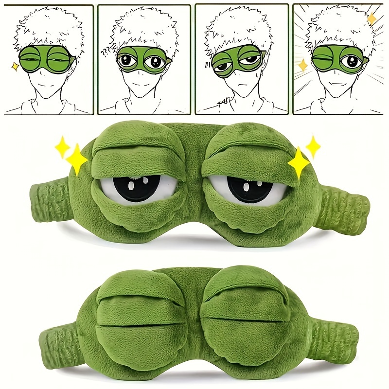 Sleep Eye Mask 3D Cute Frog Fu - 3D Printing Mask recension och pris