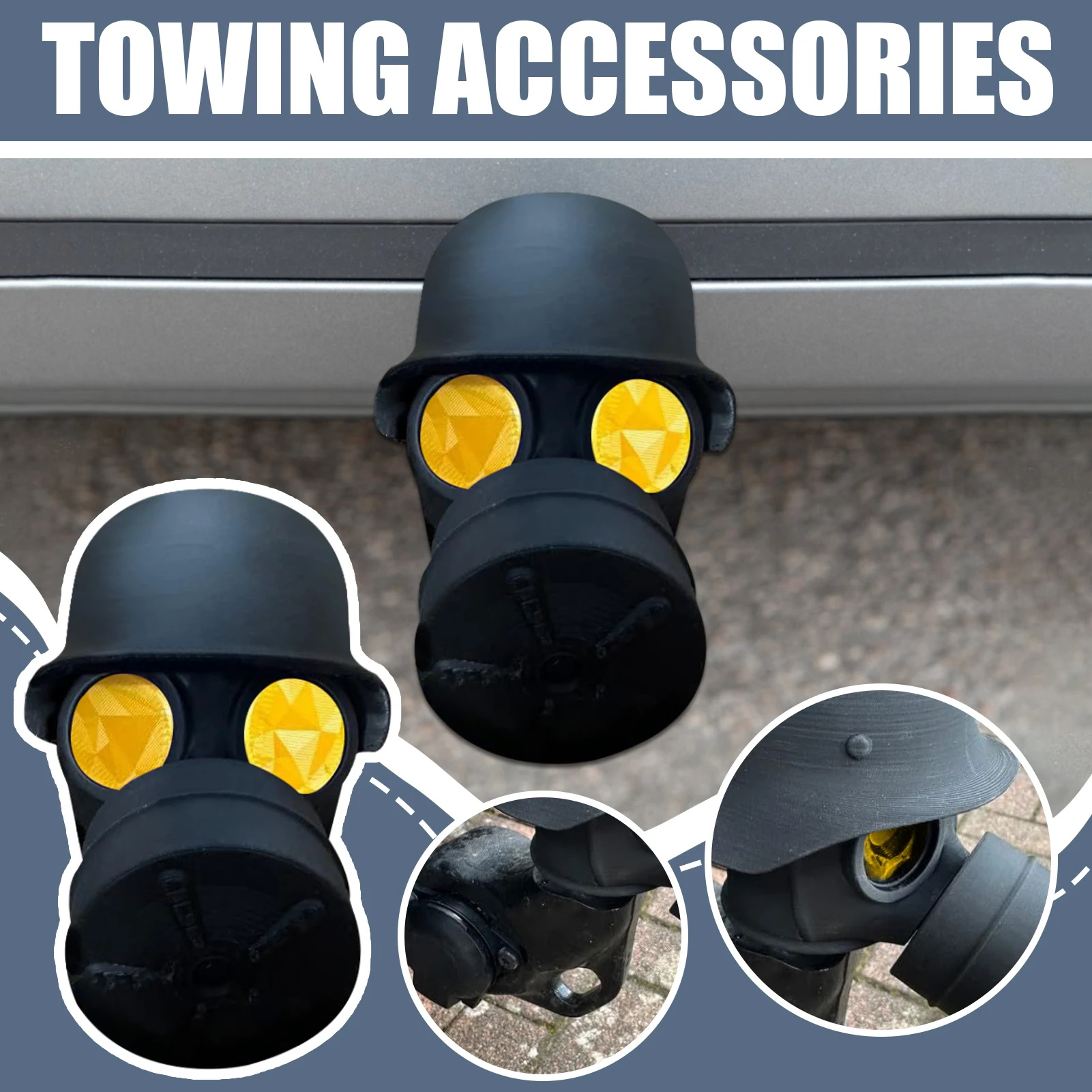 Trailer Hitch Cover With Steel - 3D Printing Mask recension och pris