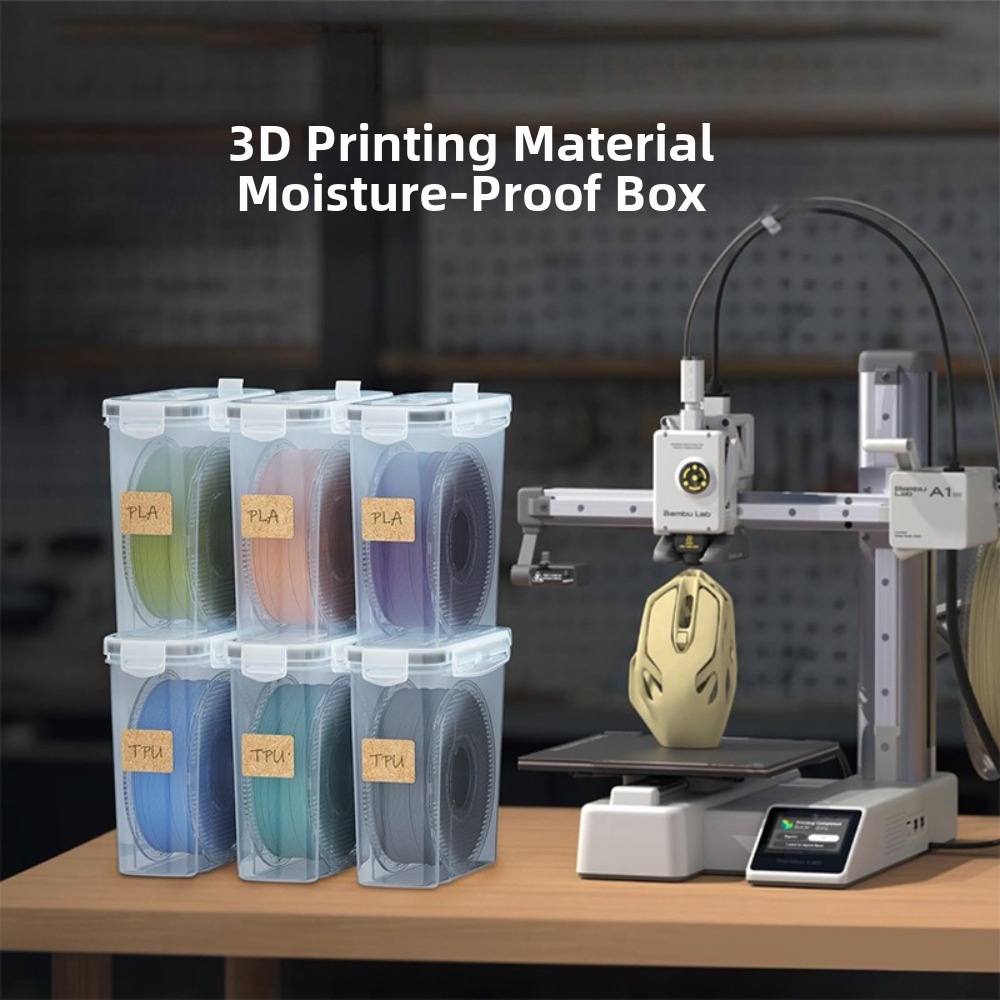 Transparent Filament Container - 3D Printing With Pp recension och pris