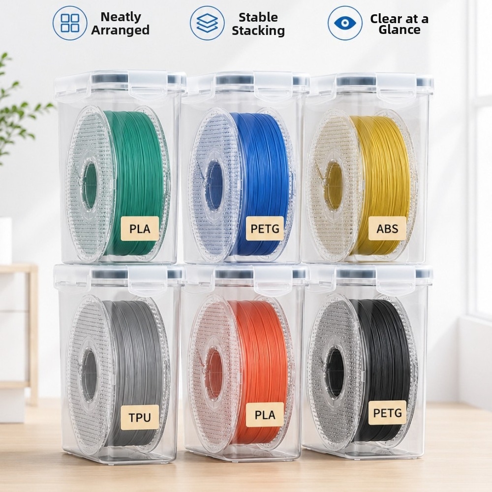 Transparent Filament Container - 3D Printing With Pp recension och pris