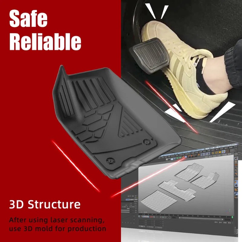 TPE 3D Fuel 5 Seats Trunk Mat  - 3D Printing Tpe recension och pris