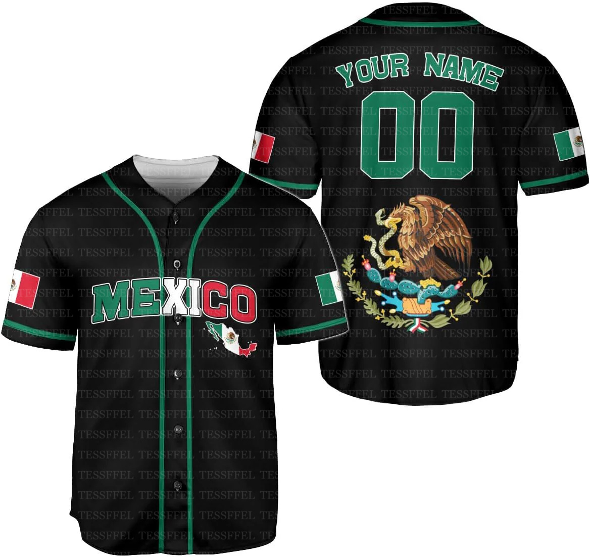 Custom Name Country Eagle Mexi - 3D Printing Eagle recension och pris